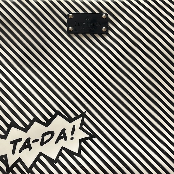 Kate Spade stripe Ta Da bag - Picture 7 of 8